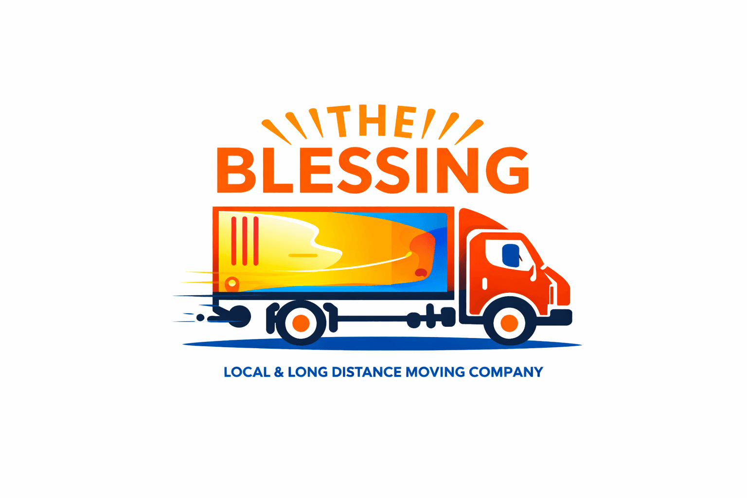 The Blessing Moving Company Logo